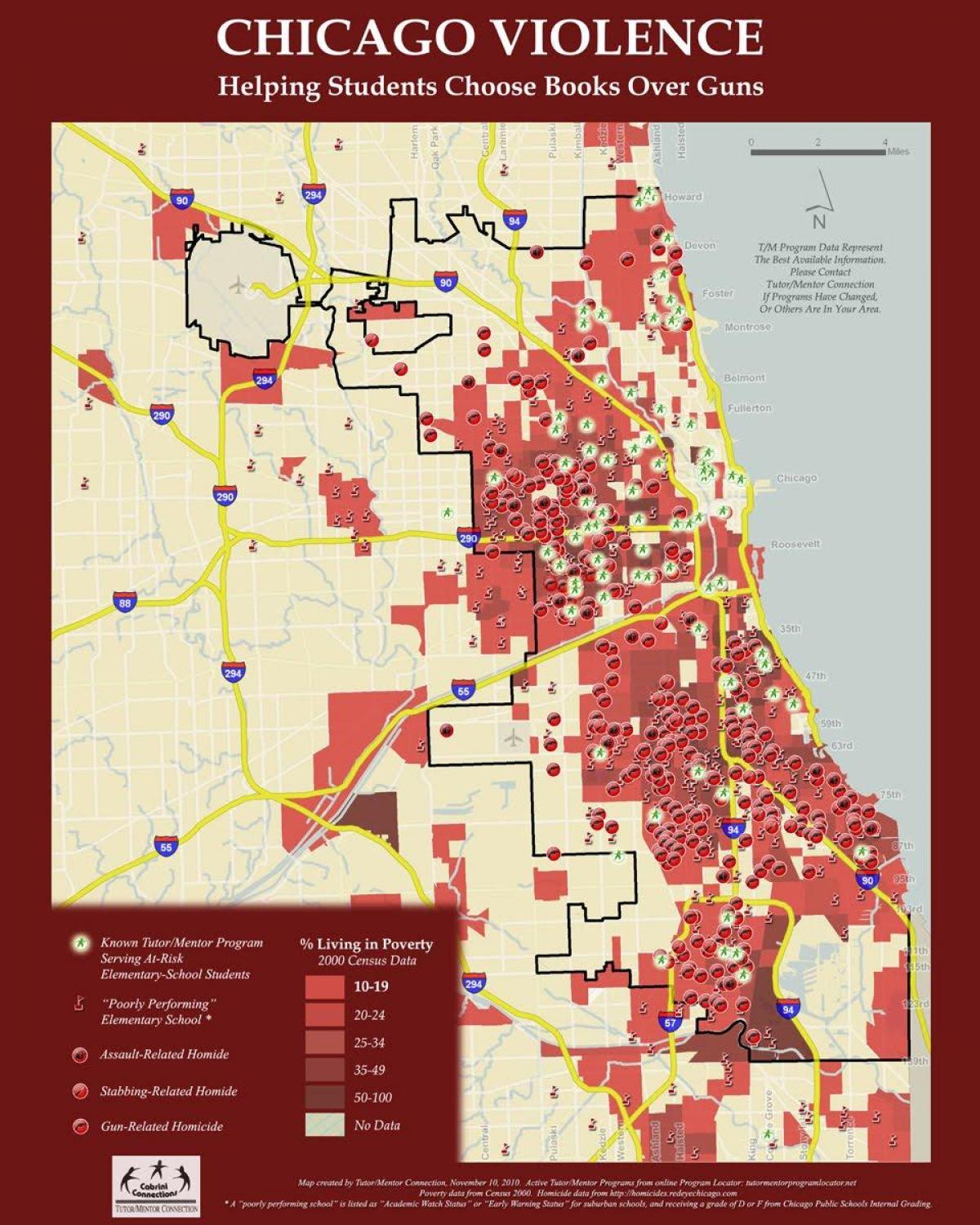 crime mapa de Chicago