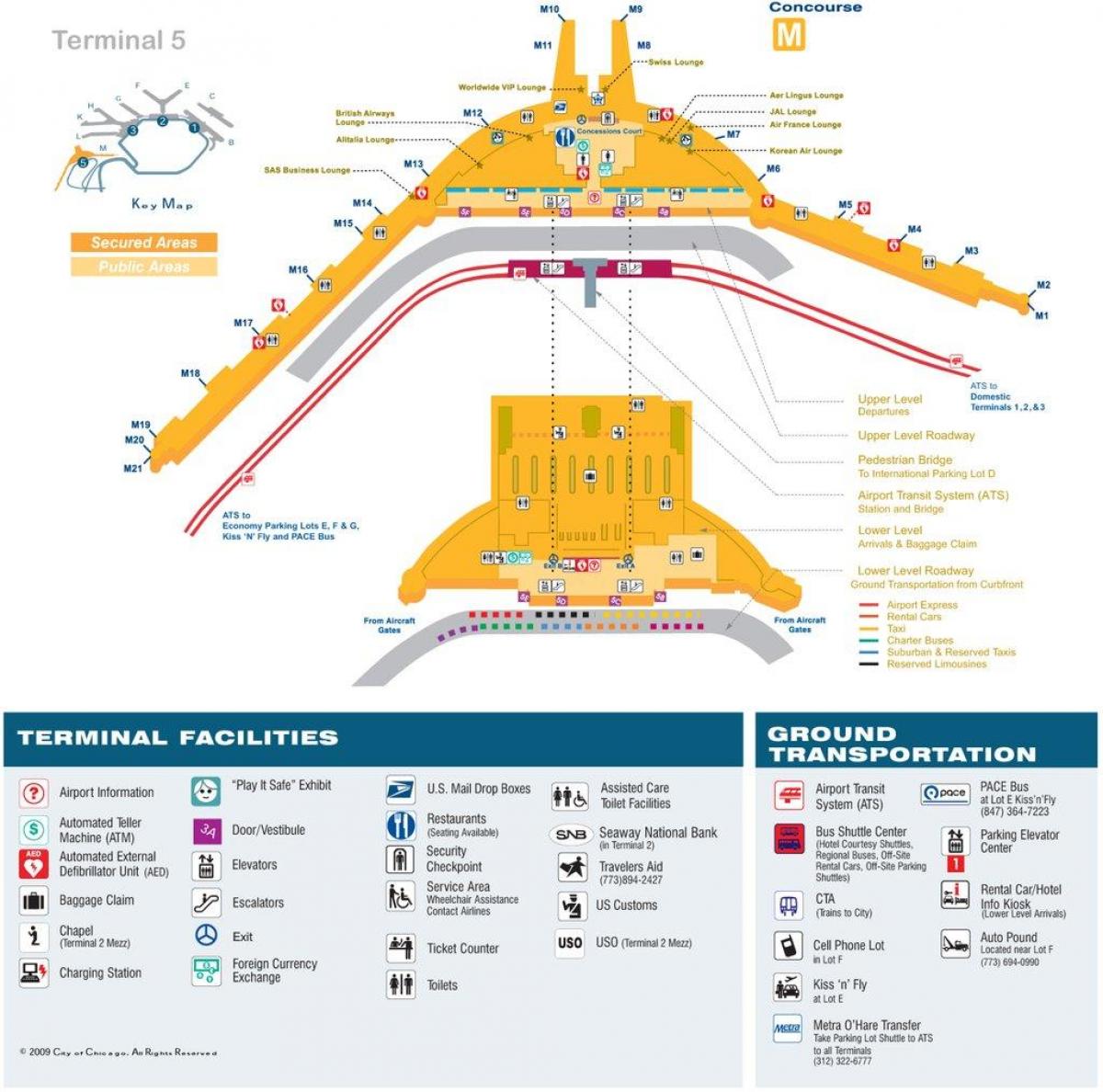 mapa de O Lebre terminal 5