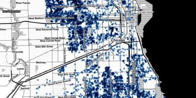 Chicago asasinato mapa